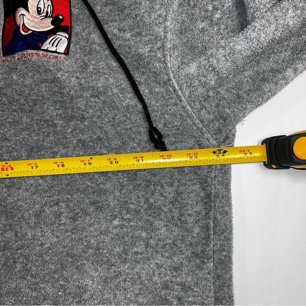 Mickey inc Walt Disney World Men’s Sweater Size Medium Gray 1/4 Zip - Picture 5 of 14